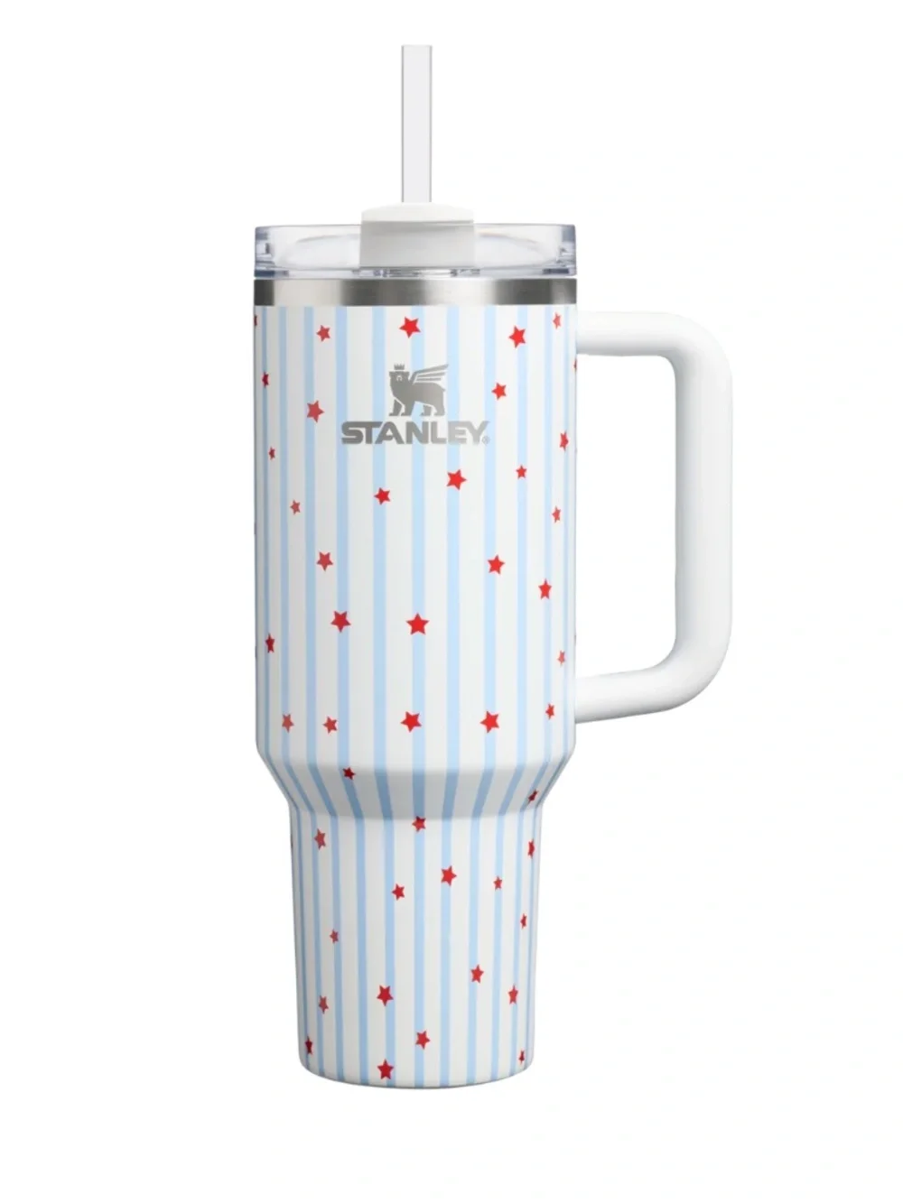 Stanley 40 oz Stainless Steel H2.0 FlowState Quencher Tumbler Blue Starry Strip